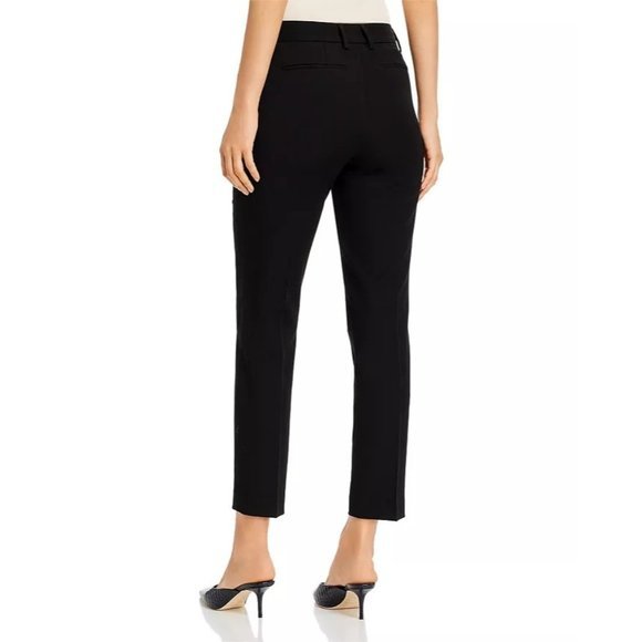 T TAHARI Ankle Straight Leg Pants in Black - Picture 2 of 2